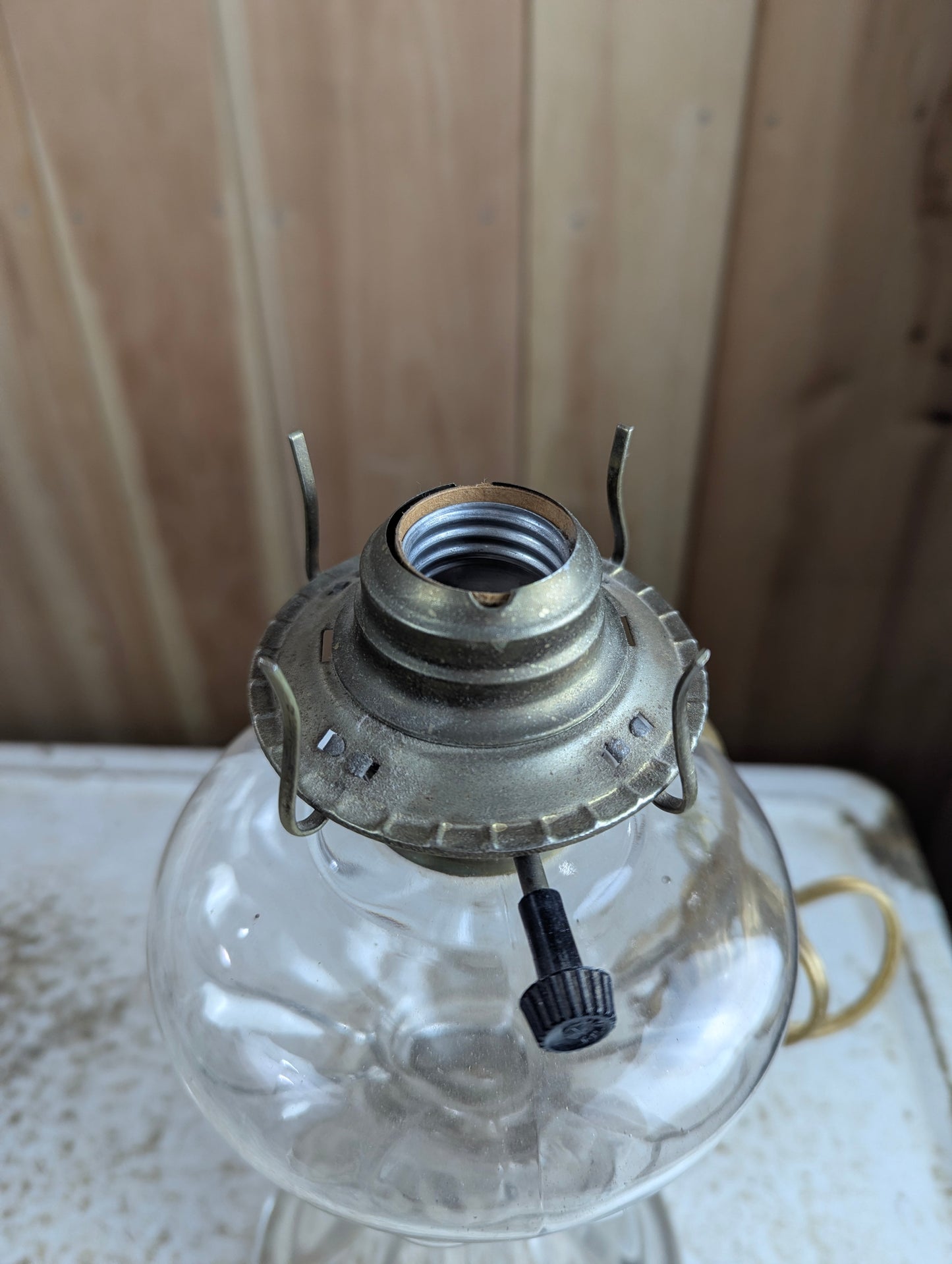 Electrified Oil Lamp