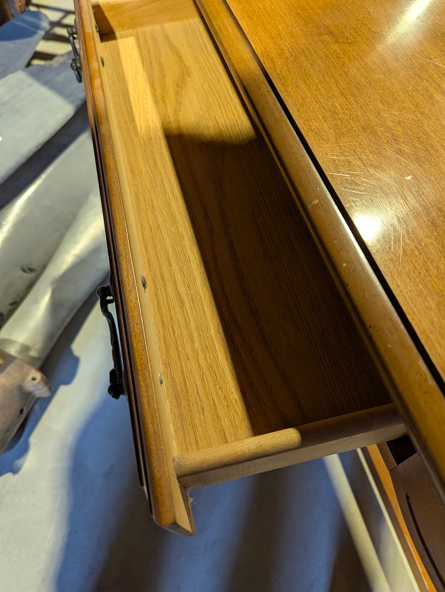 Vintage Maple Hall Table