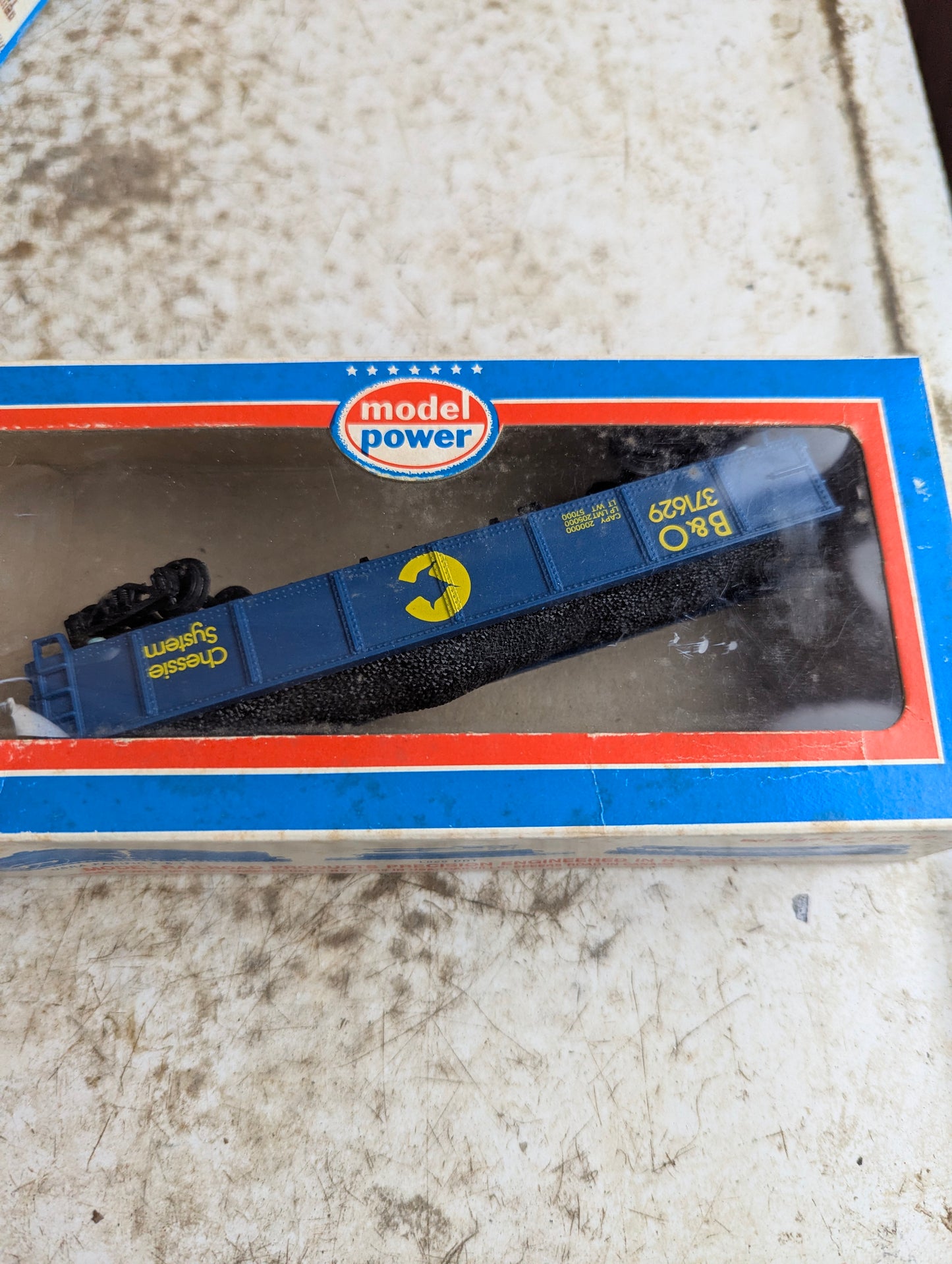 Model Power HO Scale Chessie System B&O 40' Gondola Car