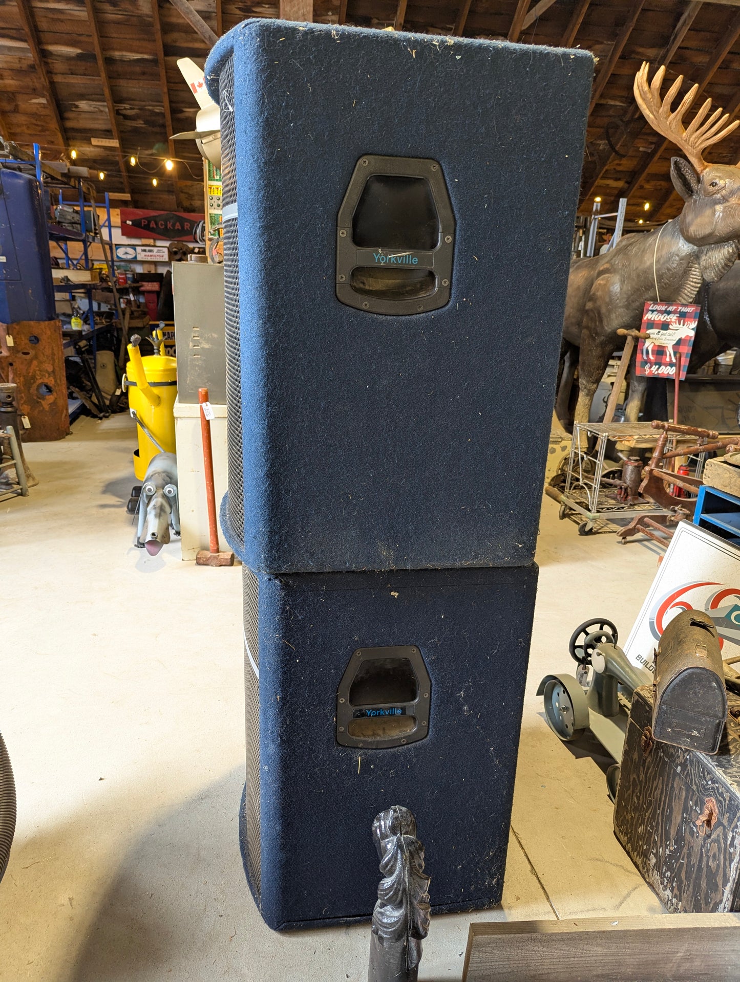 Pair of Yorkville Pulse PS-18 Passive 300W 18" Professional Subwoofers - Testing and Working