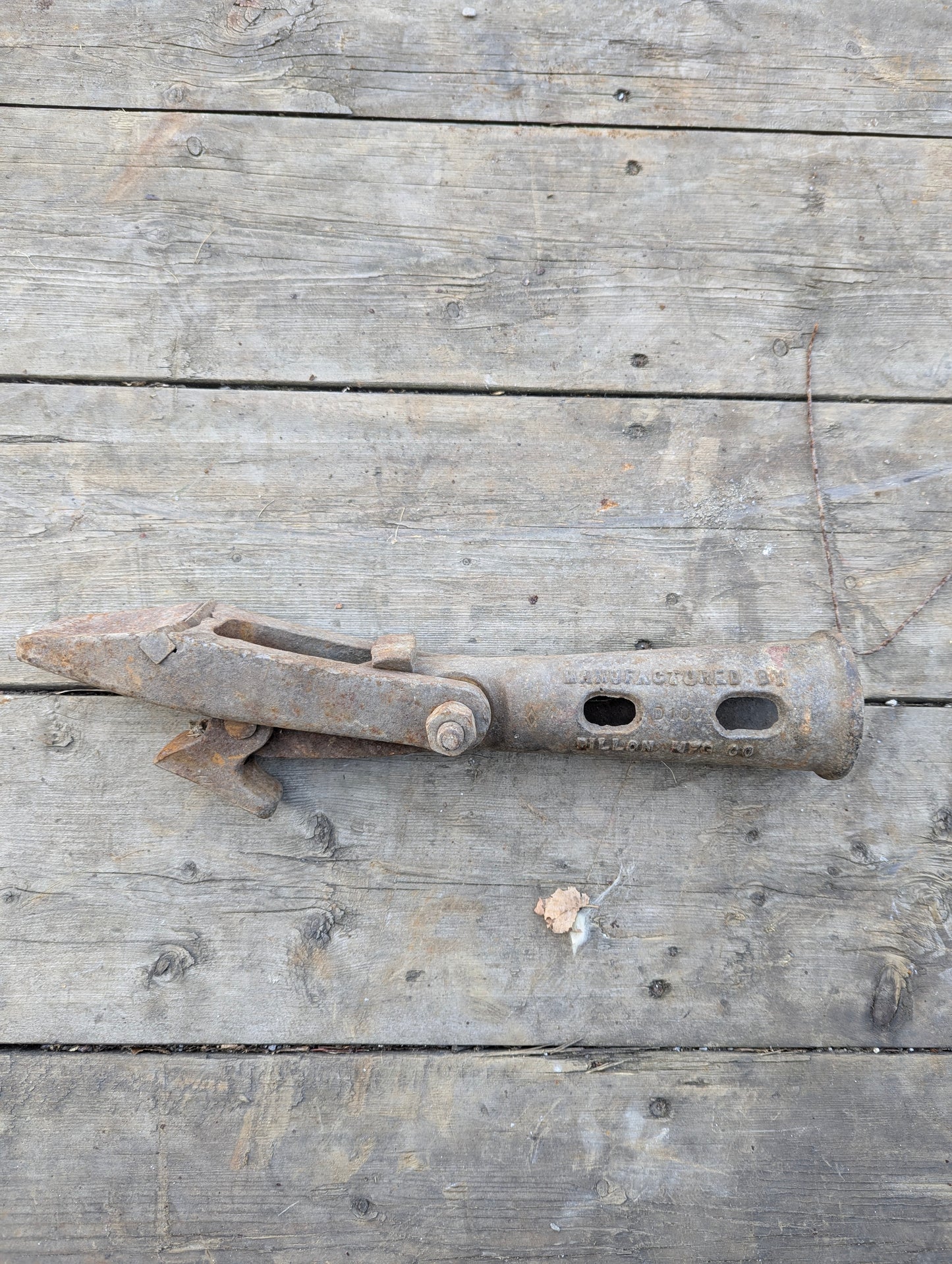 Antique Sampson Railroad Car Mover Manufactured by Dillon Mfg Co. Toronto - view 2