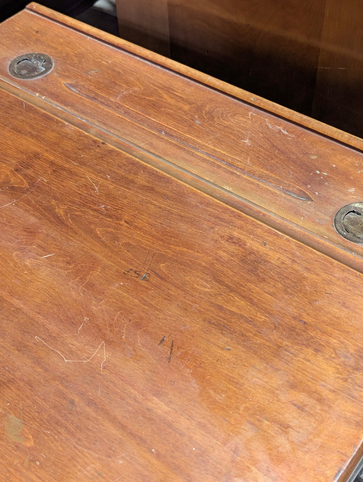 Antique School Desk - view 5