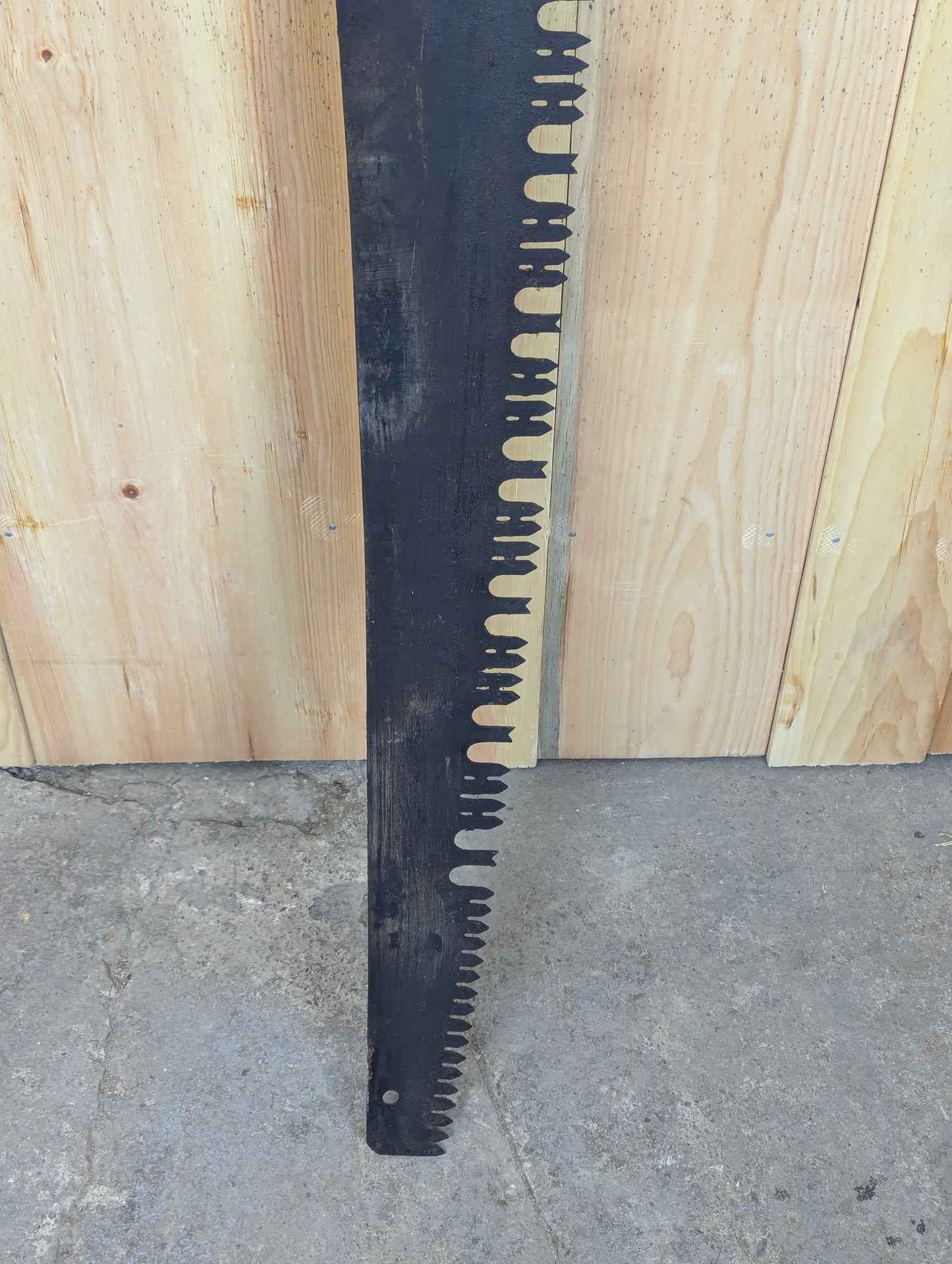 Antique Simonds Crosscut Saw - view 4