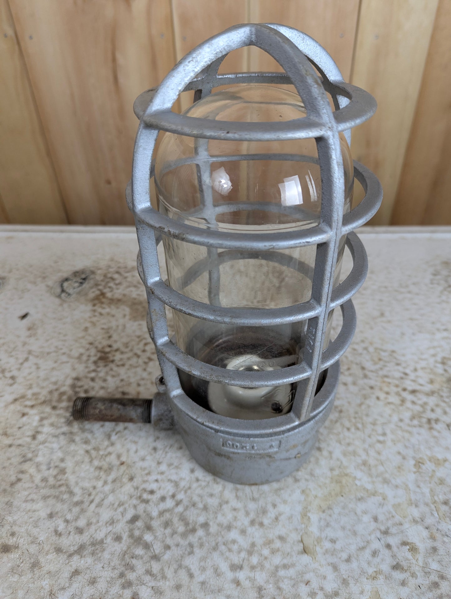 Industrial 12” Aluminum Caged Light - view 3