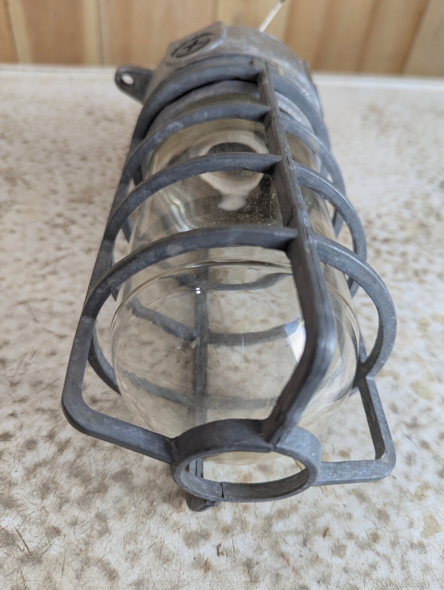 Industrial Aluminum Caged Light - view 3