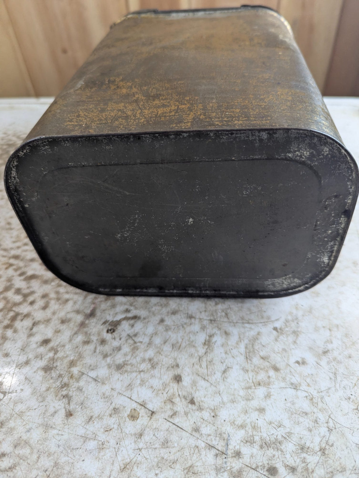 Antique Dunn & Co. Hamilton Lithographed Advertising Tin Canister