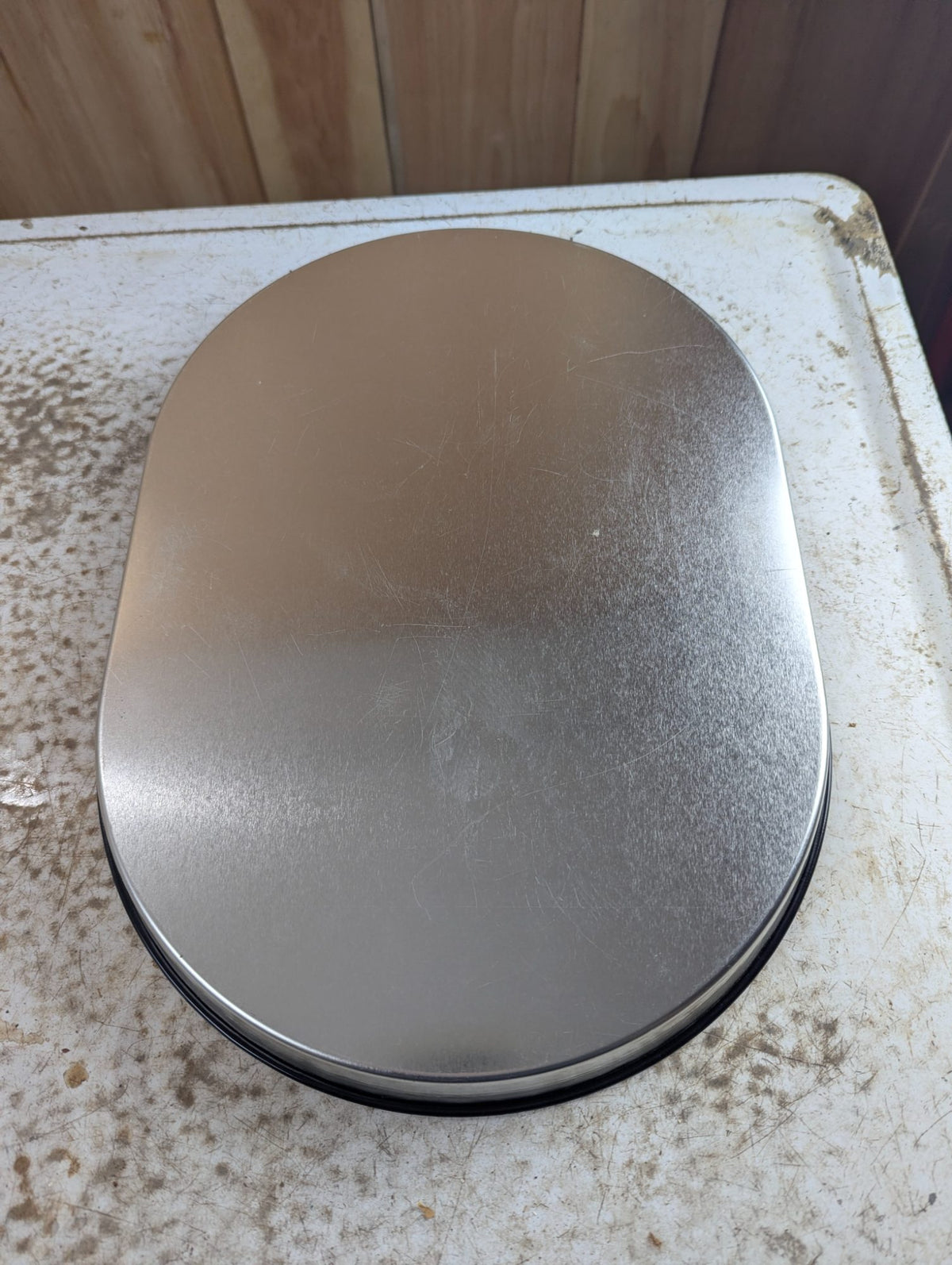 2006 Coca-Cola 75th Anniversary Santa Oval Metal Serving Tray