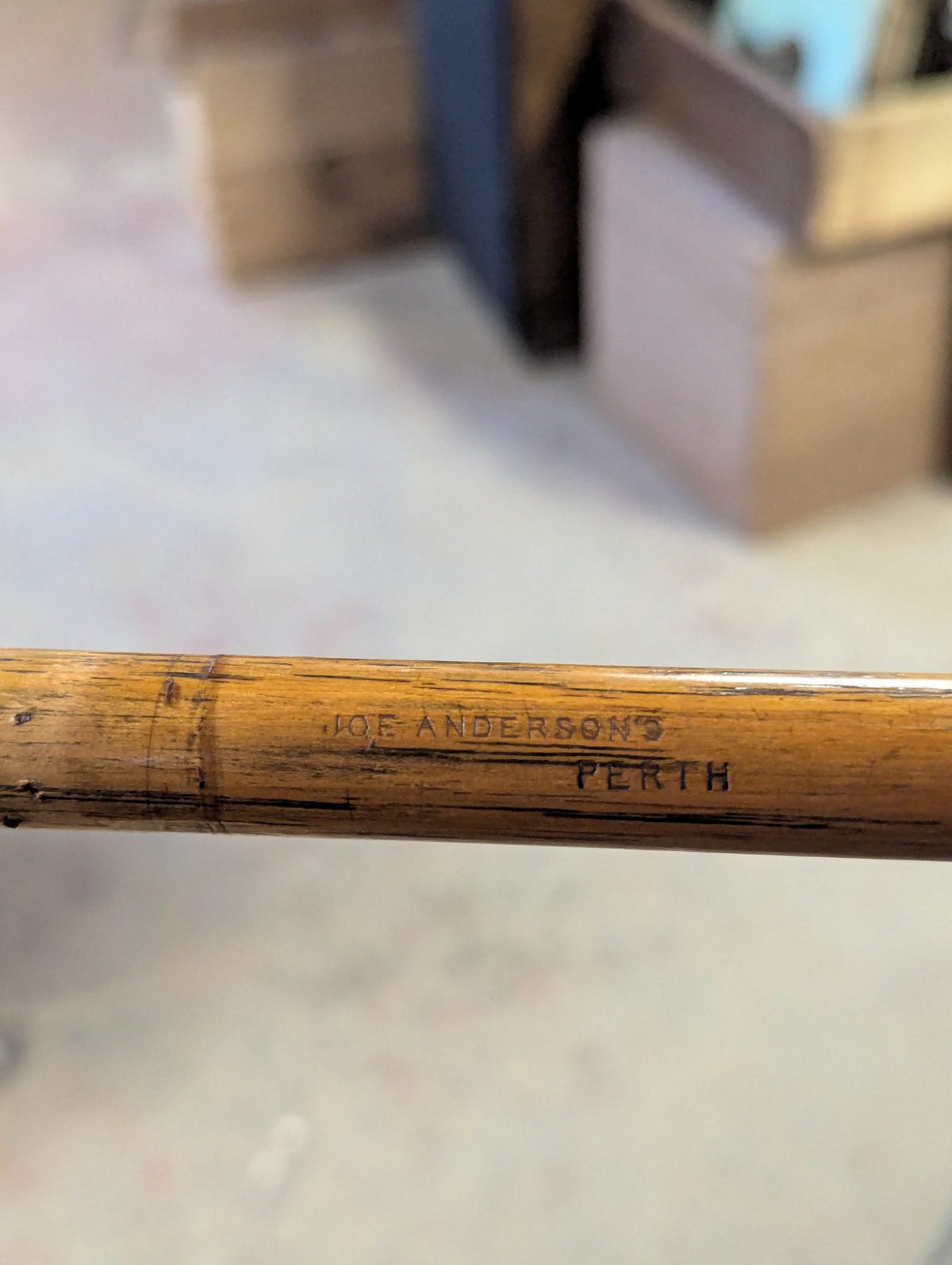 Antique Joe Anderson Perth Special Hickory Golf Club