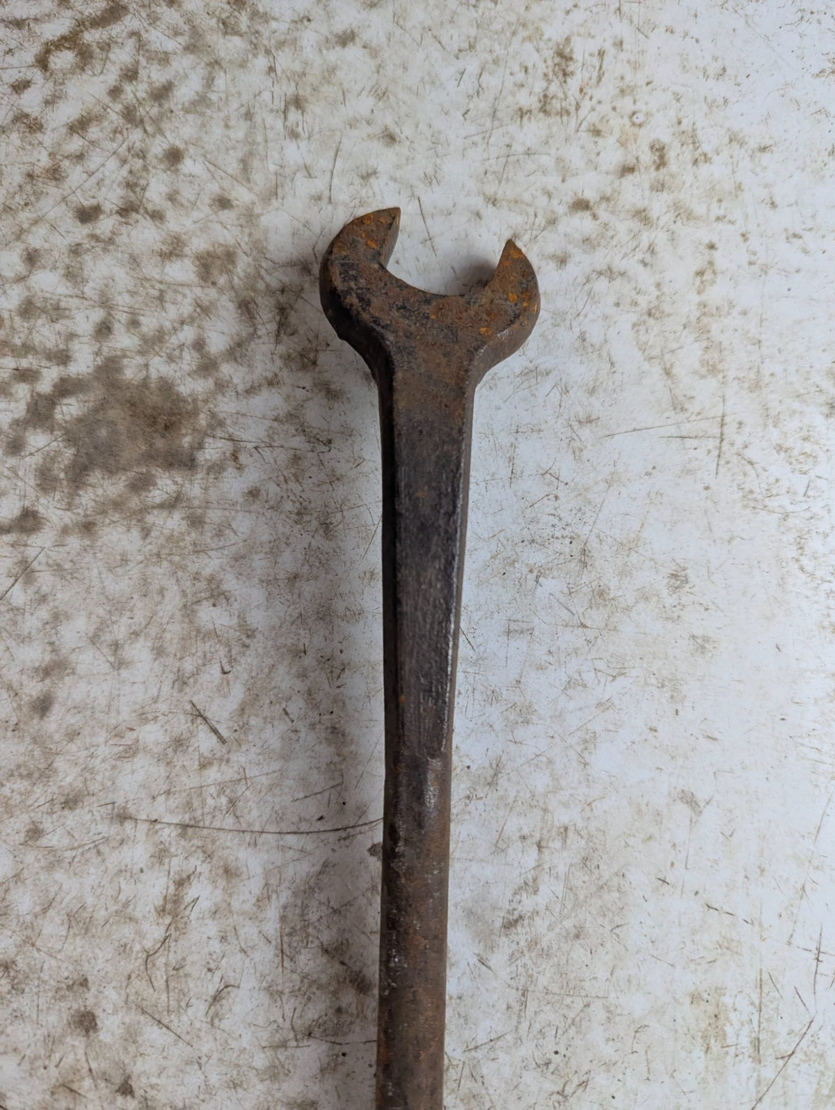 Vintage Ford Open End Wrench with Box End Stamped Ford J-5893