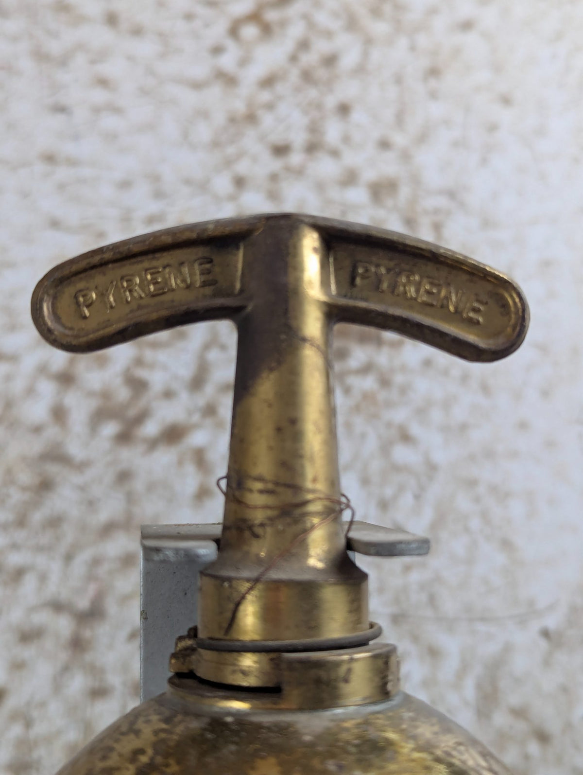 Vintage Pyrene Brass Carbon Tetrachloride Fire Extinguisher Toronto Canada