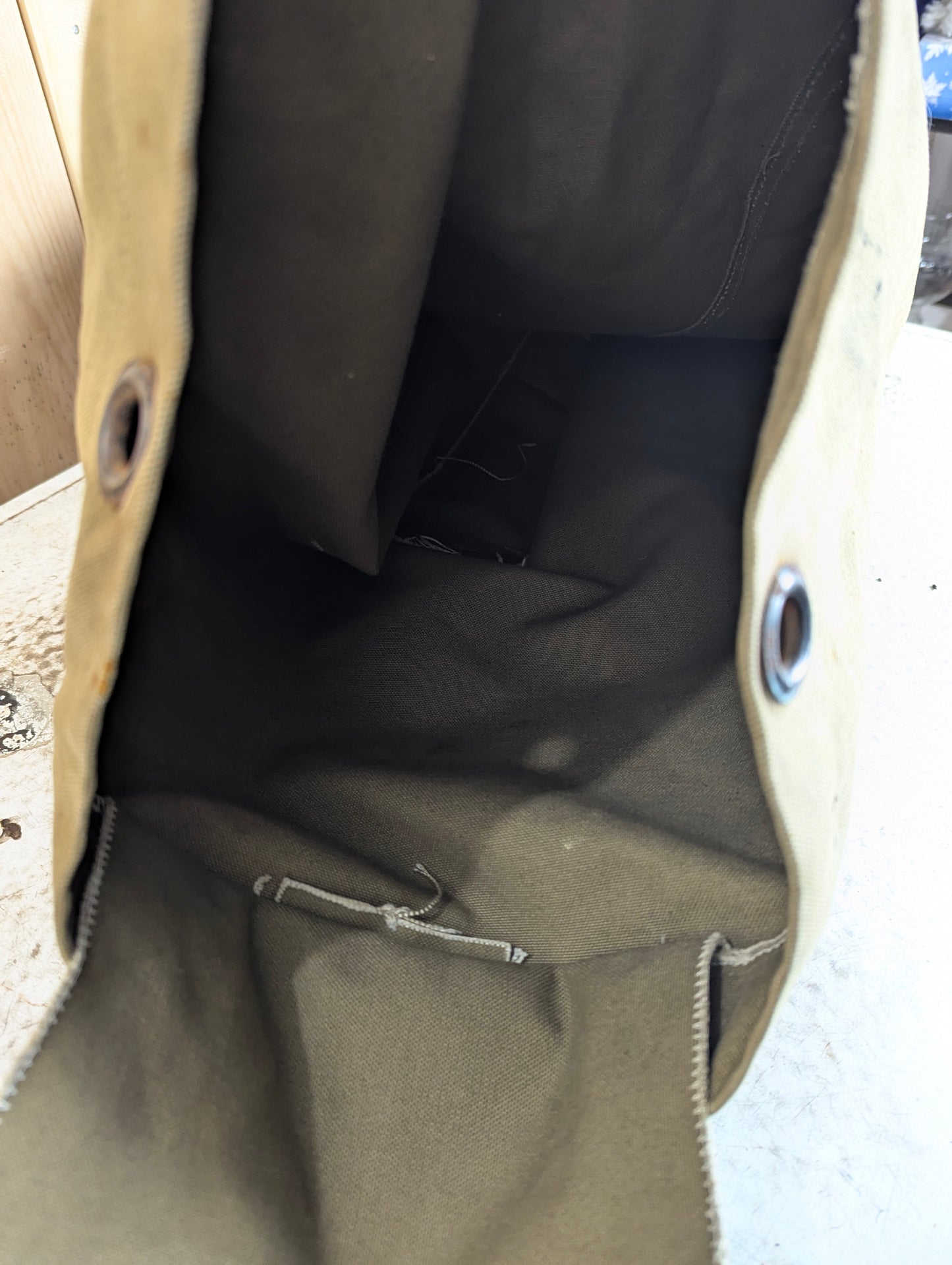Military Canvas Top Loading Duffle Bag - view 4