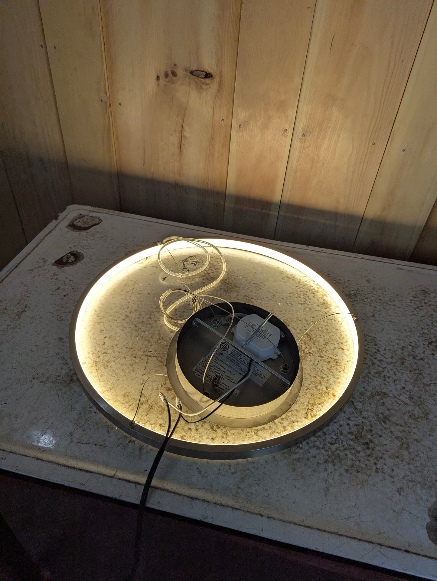 Modern LED Hanging Ring Light Fixture - view 5