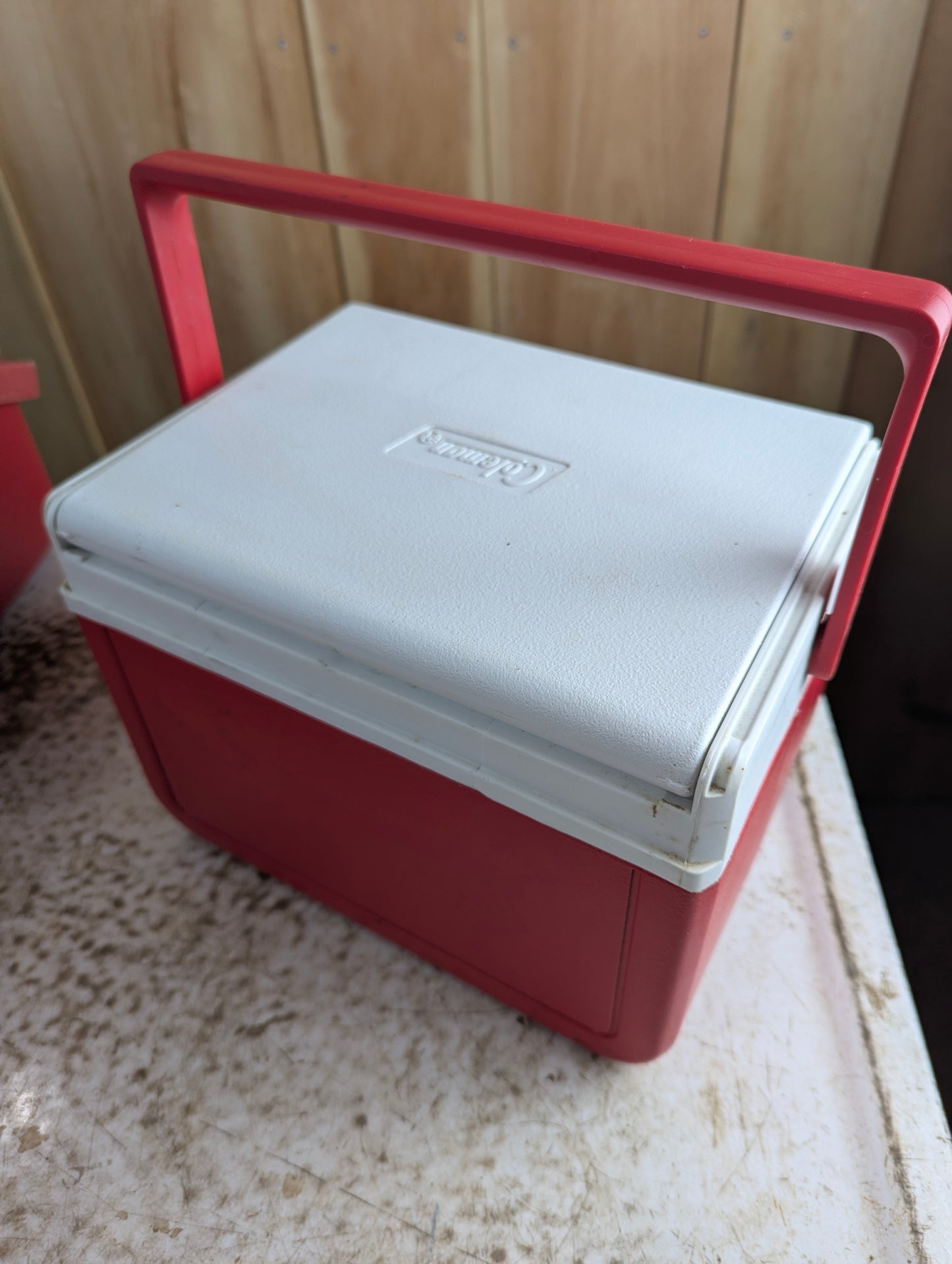 Red Coleman FlipLid 5-Quart Six Pack Mini Cooler - view 4