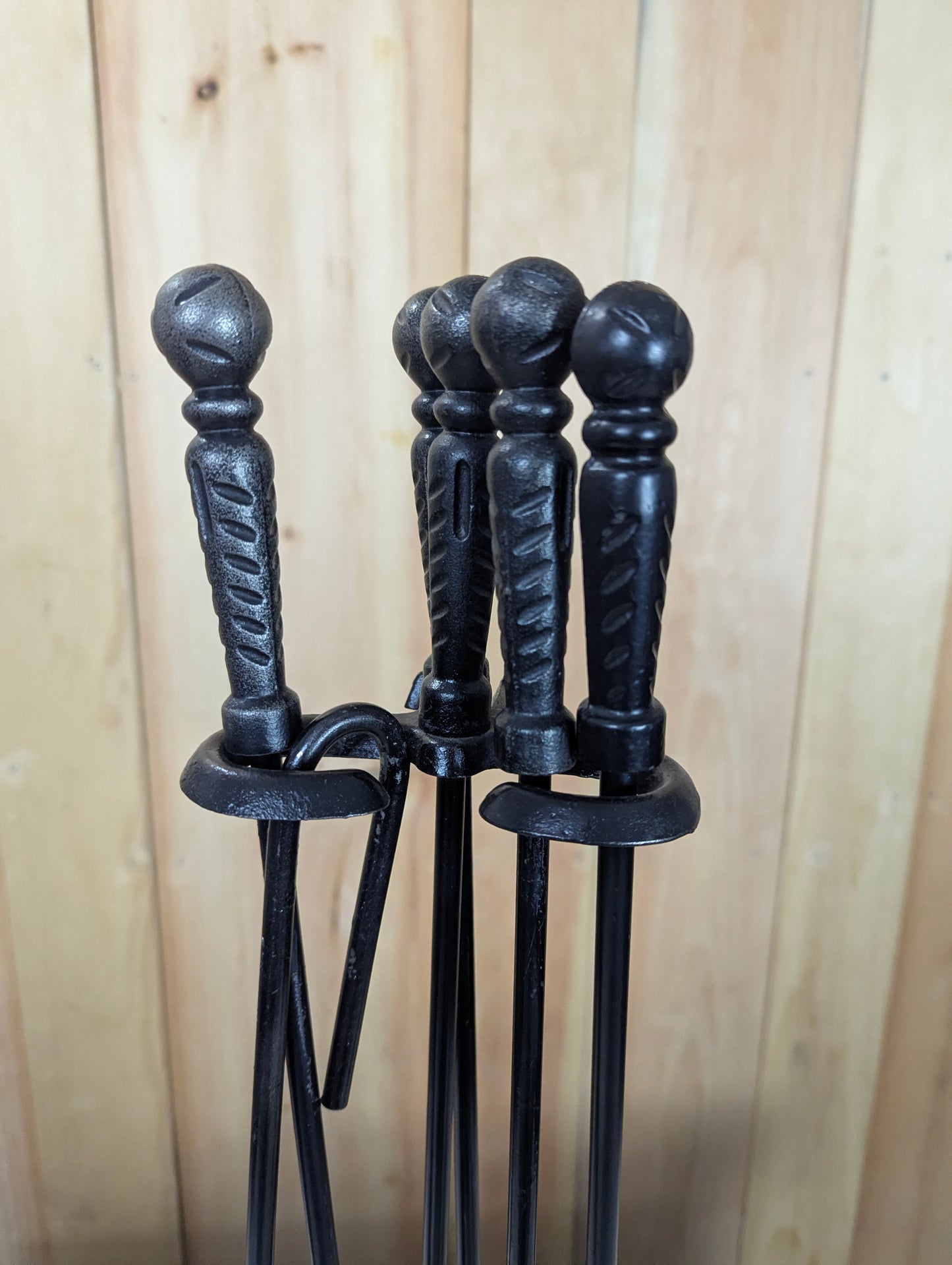Metal Fireplace Tool Stand