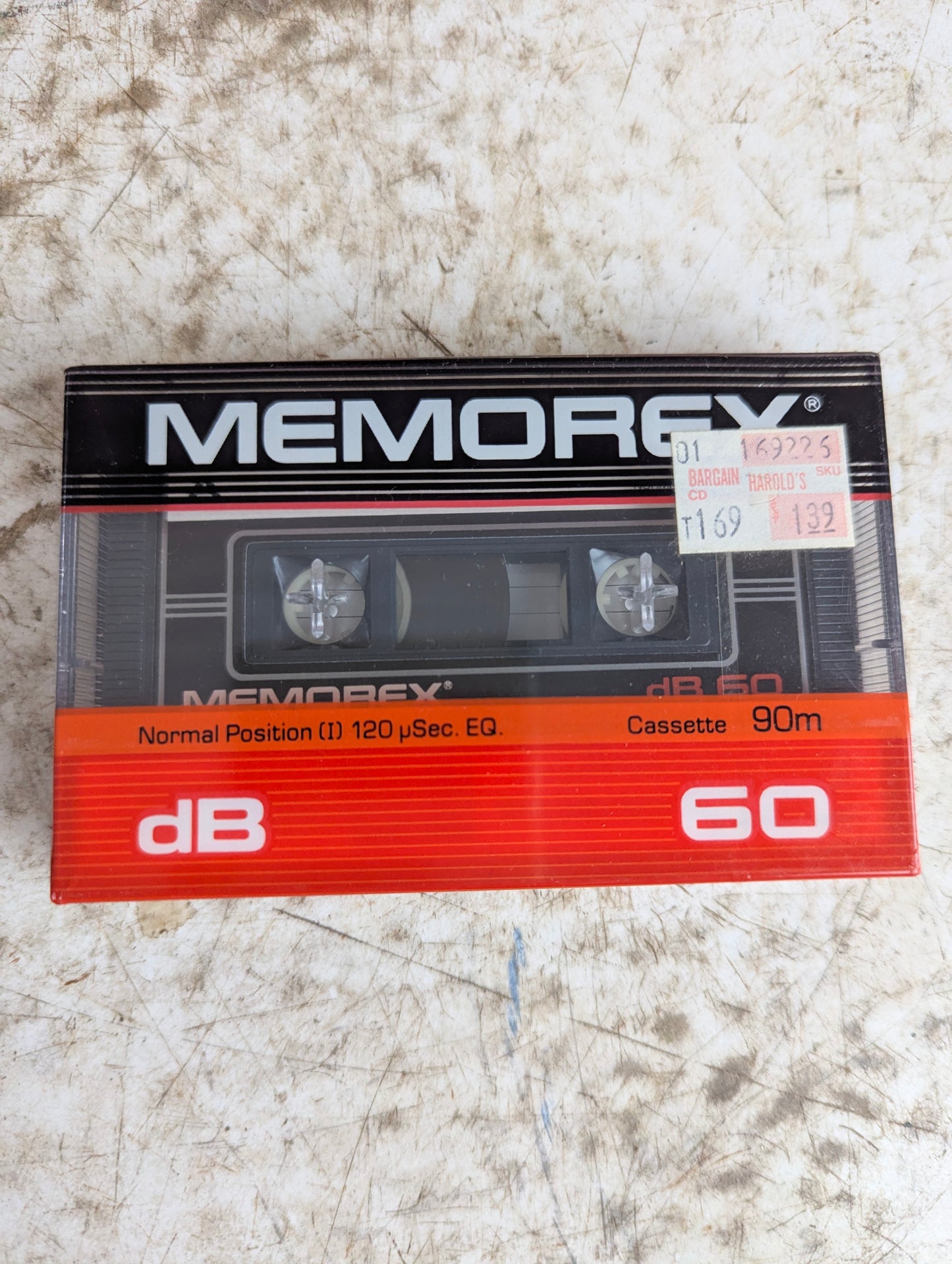Sealed Memorex dB 60 Blank Audio Cassette