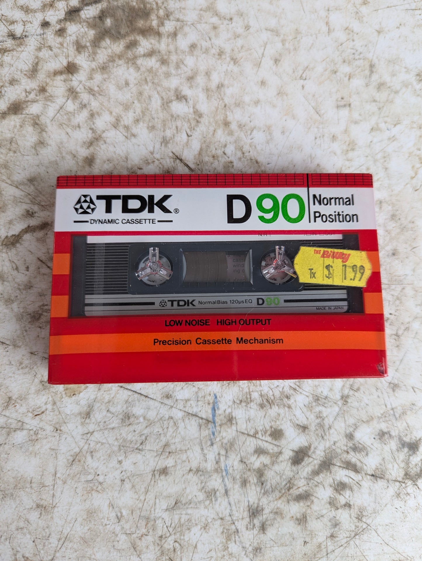 Sealed TDK D90 Blank Audio Cassette
