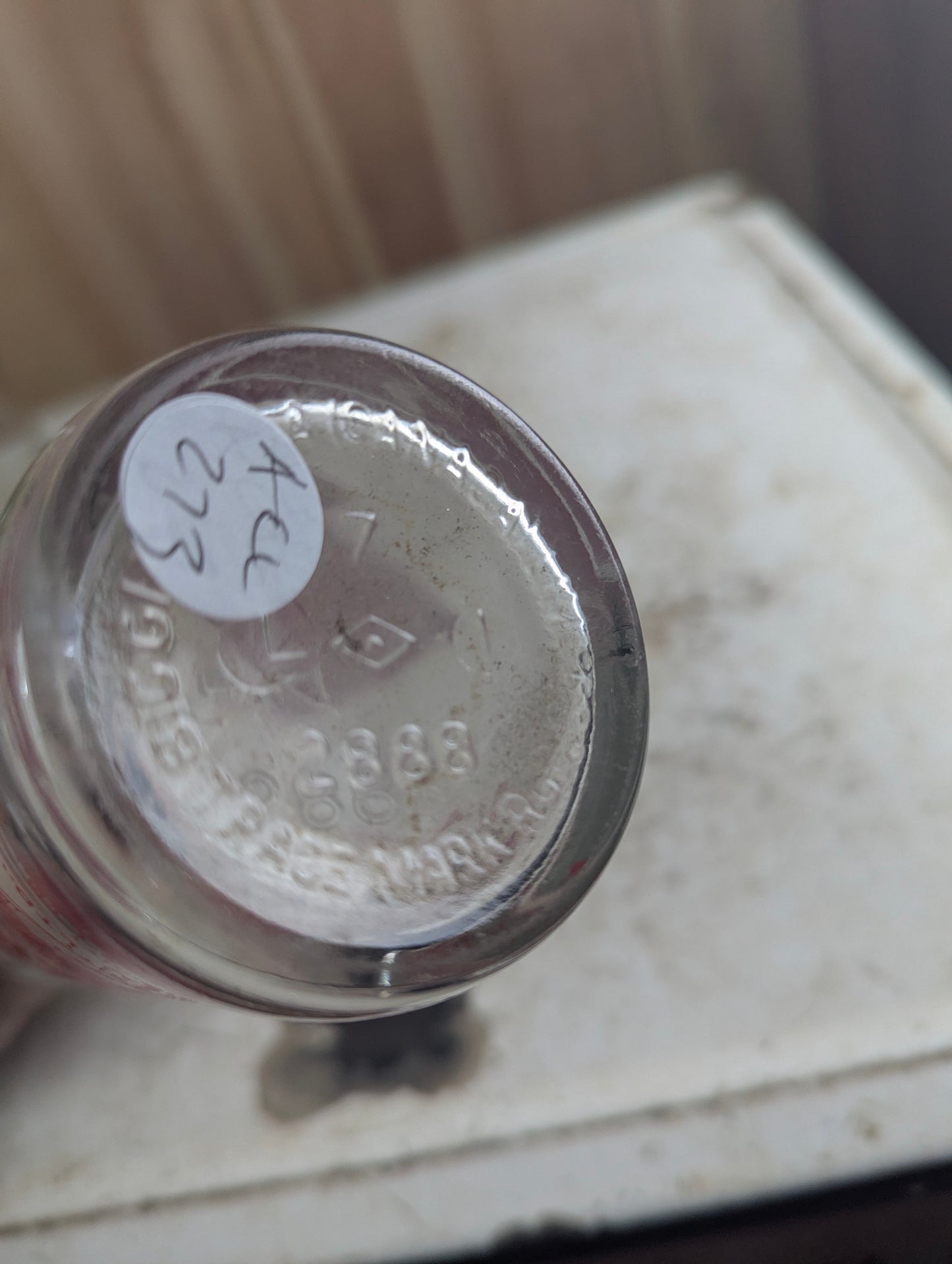 Vintage 16oz Big Giant Cola Clear Glass ACL Soda Bottle - view 5