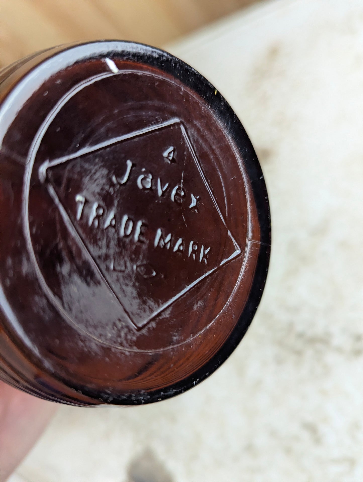 Vintage 32oz Ribbed Javex Bottle - view 3
