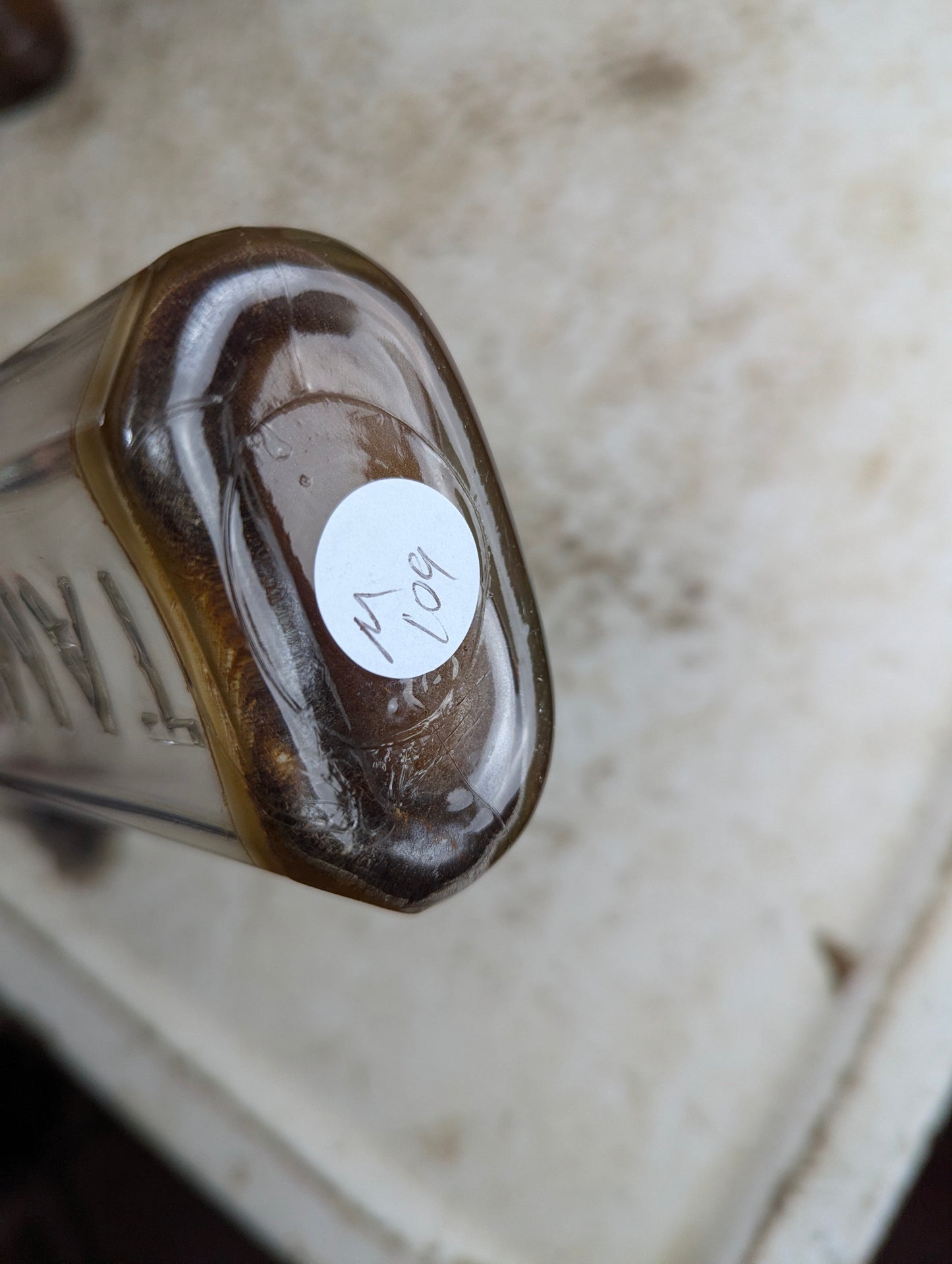Vintage 8oz Tamblyn Medicine Bottle with Cap - view 4