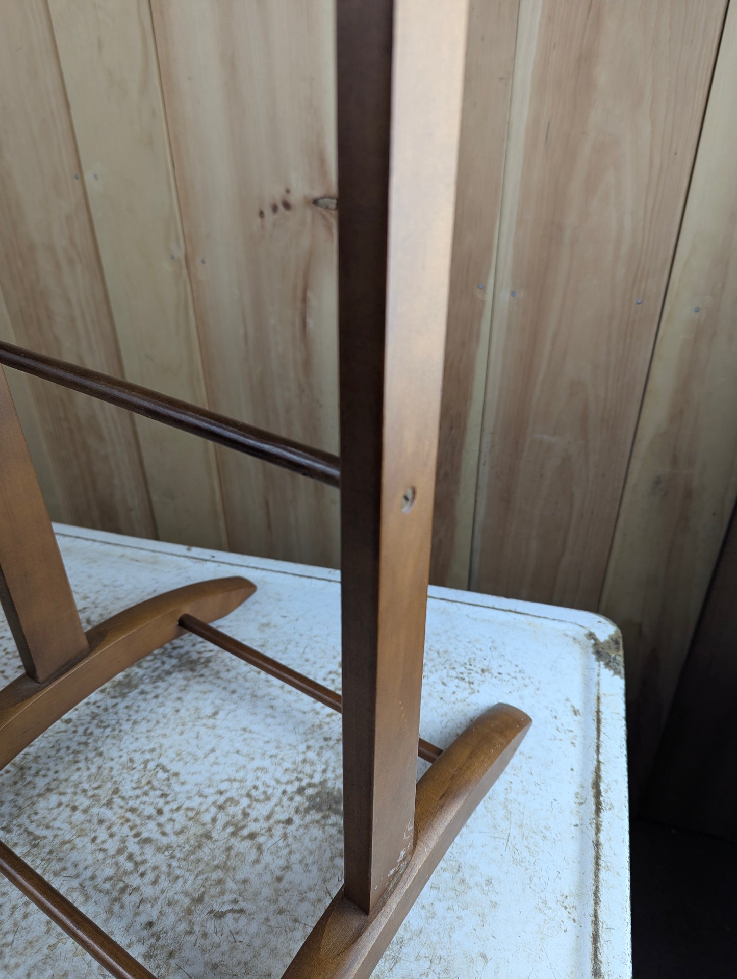 Vintage Baribocraft Wood Valet Stand - view 6