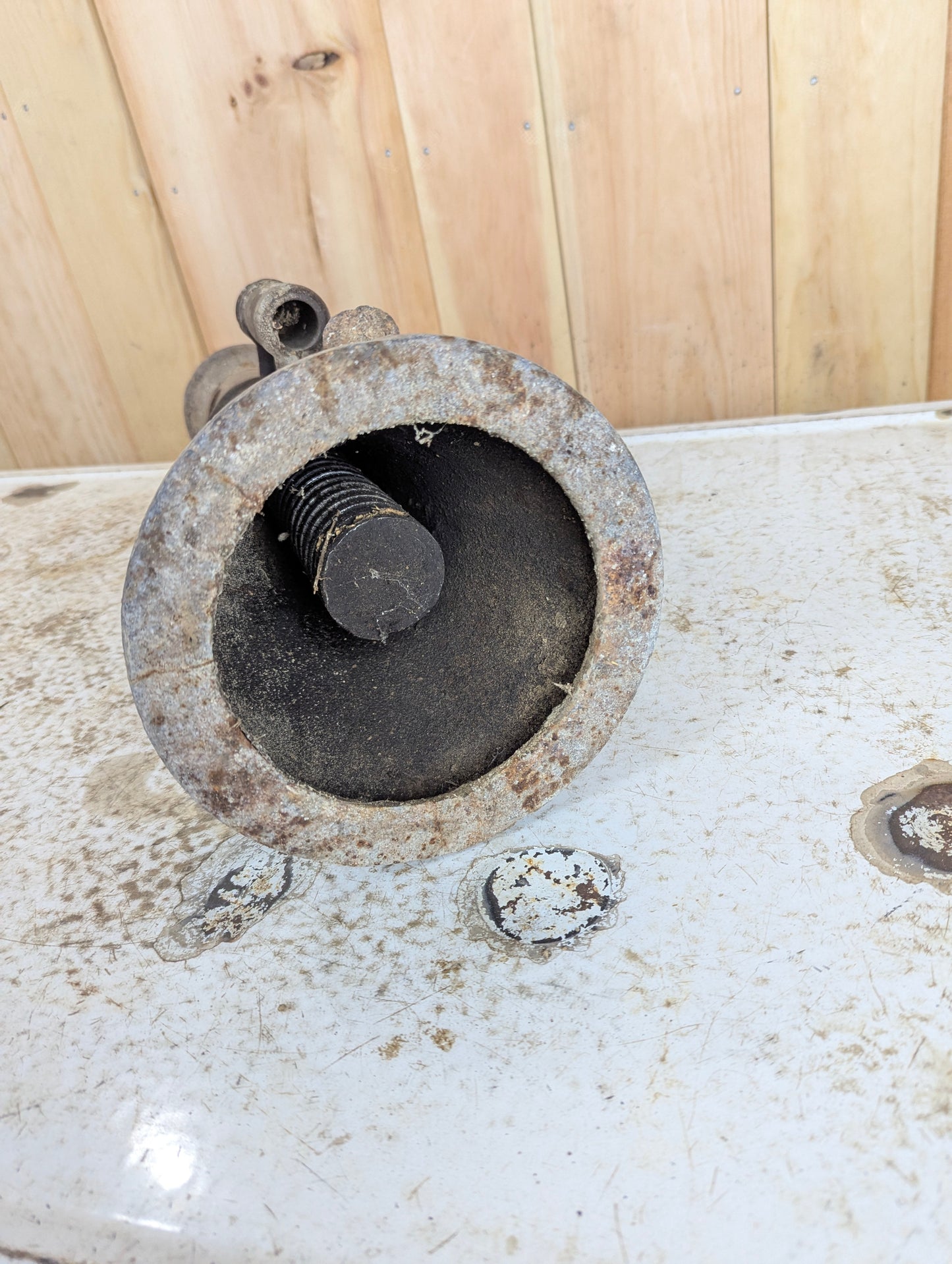 Vintage Cast Iron 2x14 Barn Screw Jack - view 4