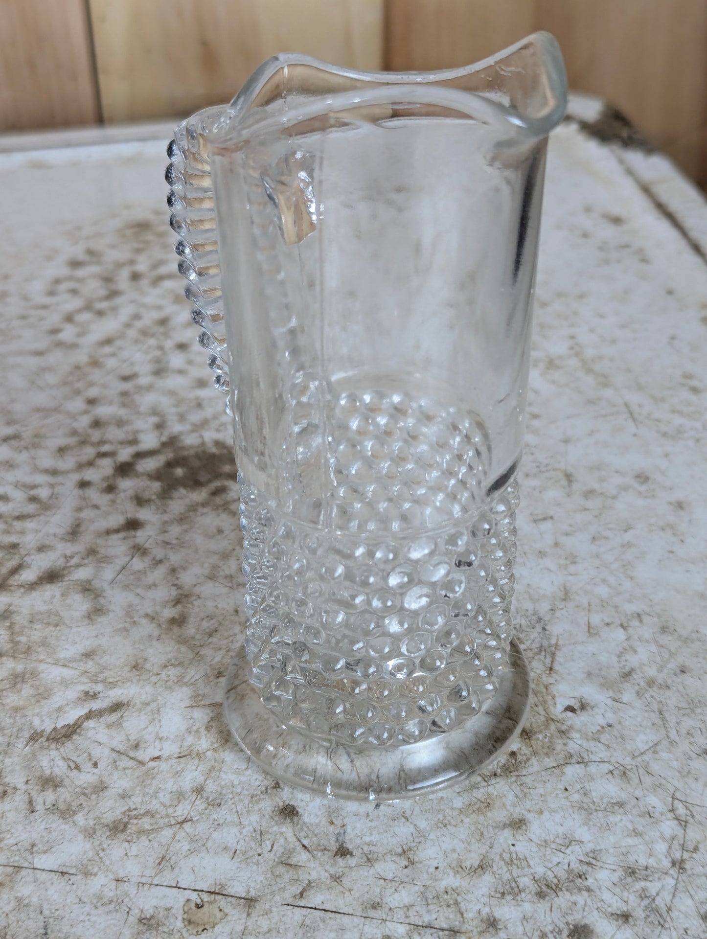 Vintage Dewdrop Style Hobnail Creamer - view 4