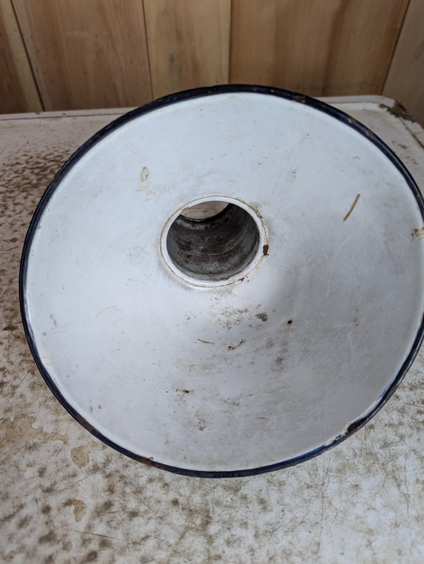Vintage Green Angle Enamel Light Shade - view 3