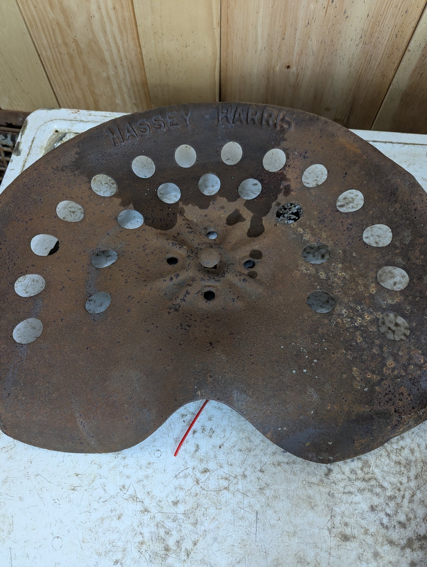 Vintage Massey Harris Tractor Seat - view 3