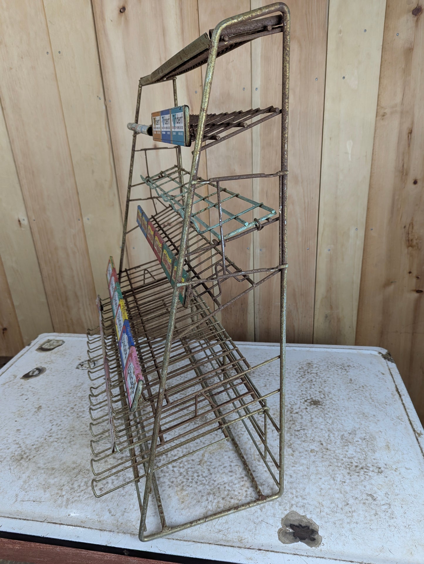 Vintage Metal Retail Gum & Mints Display Rack - view 9