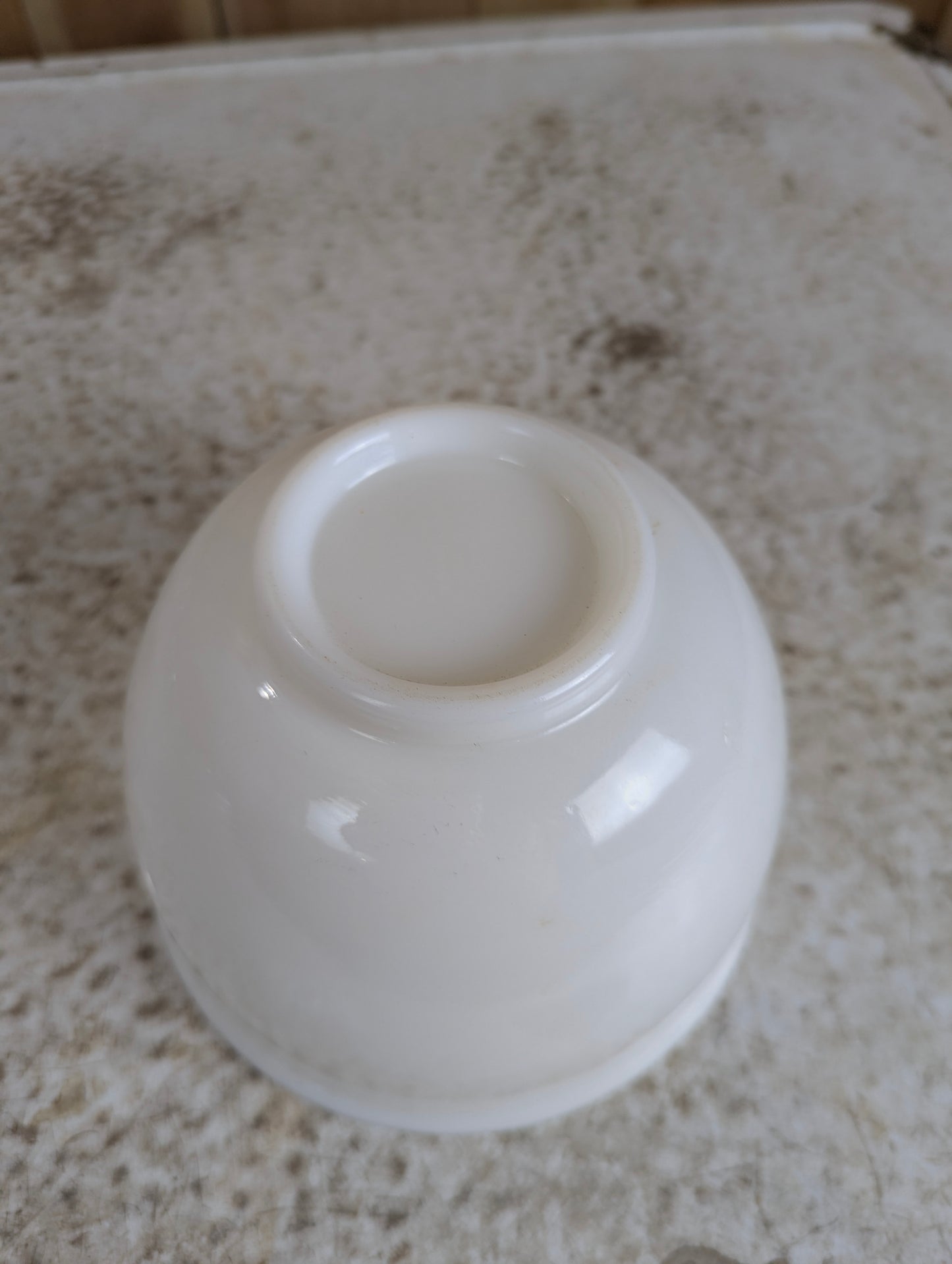 Vintage Pyrex Milk Glass Mixing Bowl - view 3
