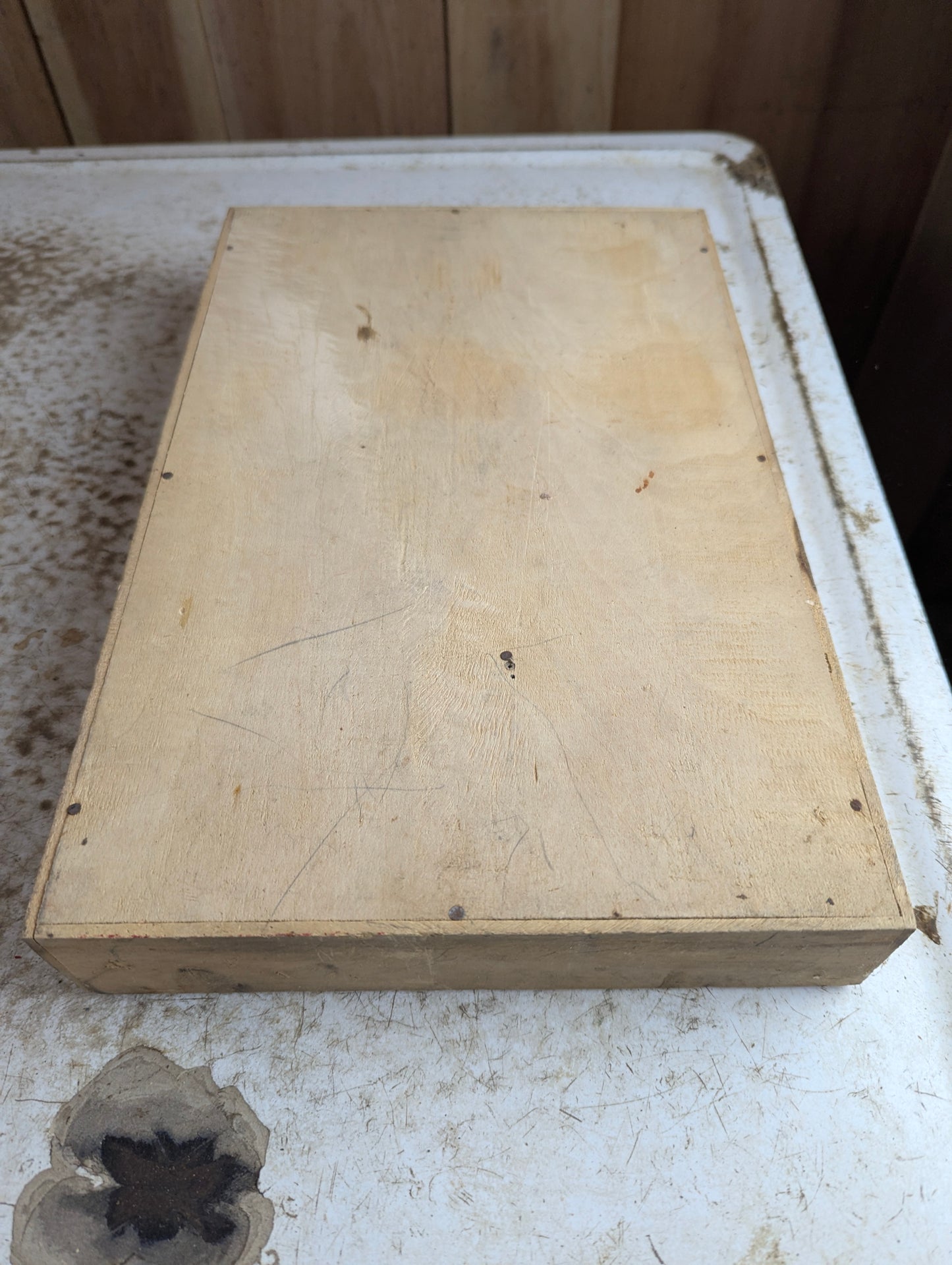 Vintage Wood Cutlery Holder - view 3