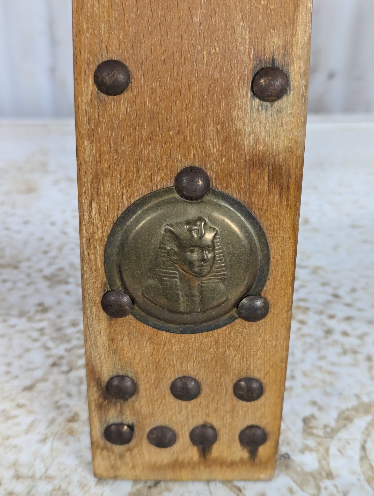 Vintage Wooden Camel Saddle Foot Stool - view 5