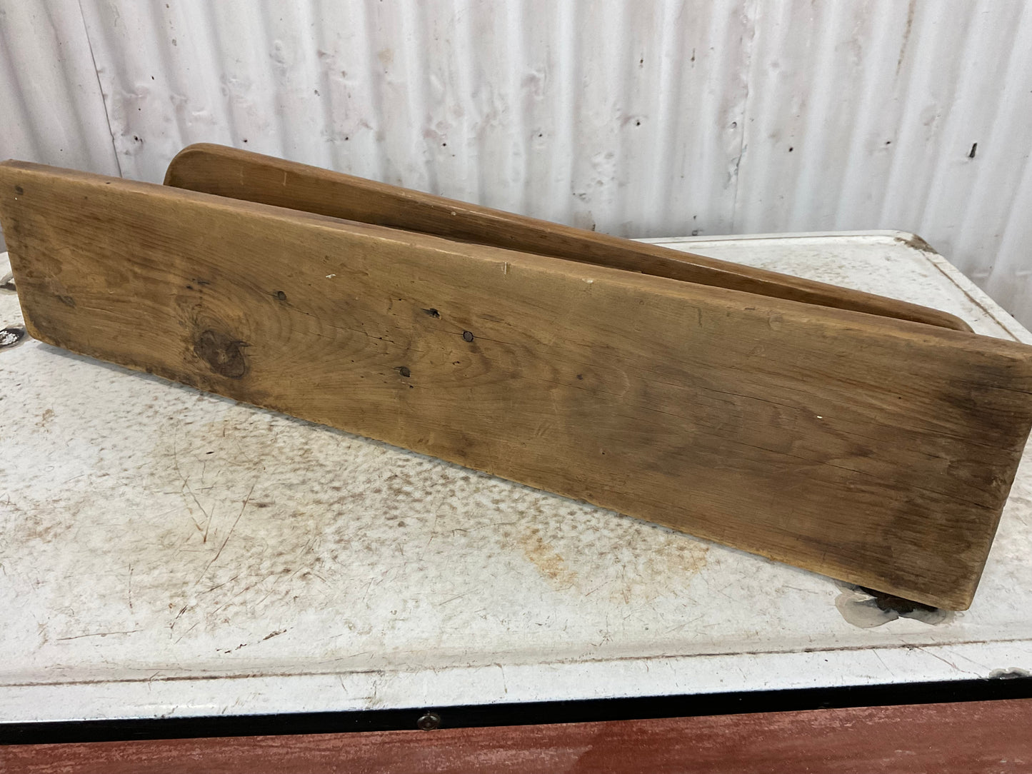 Vintage Wooden Portable Ironing Board - view 6