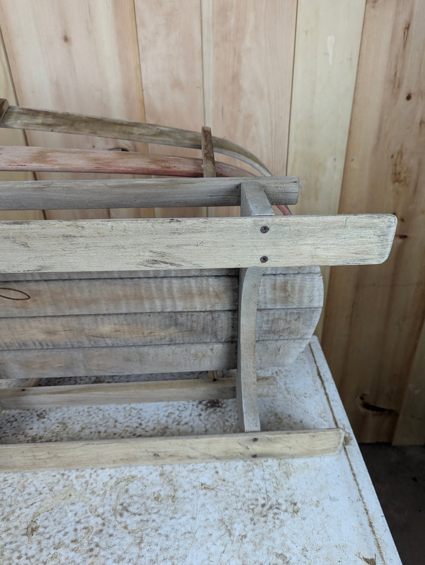 Vintage Wooden Sled - view 5