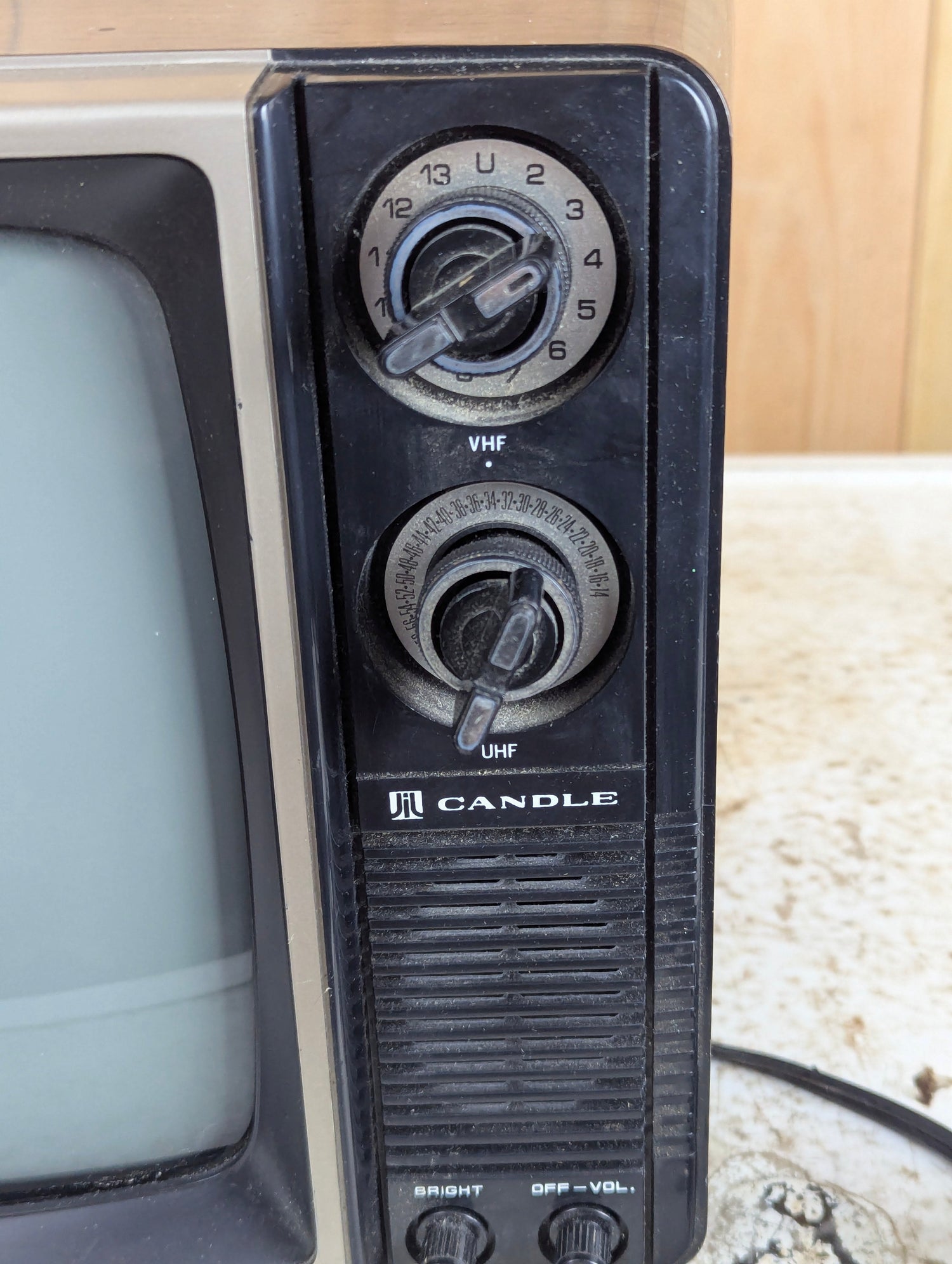 Vintage video equipment collection featuring televisions, VCRs, retro camcorders and tape players