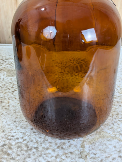 1- Gallon Amber Glass Jug with Finger Handle - view 4