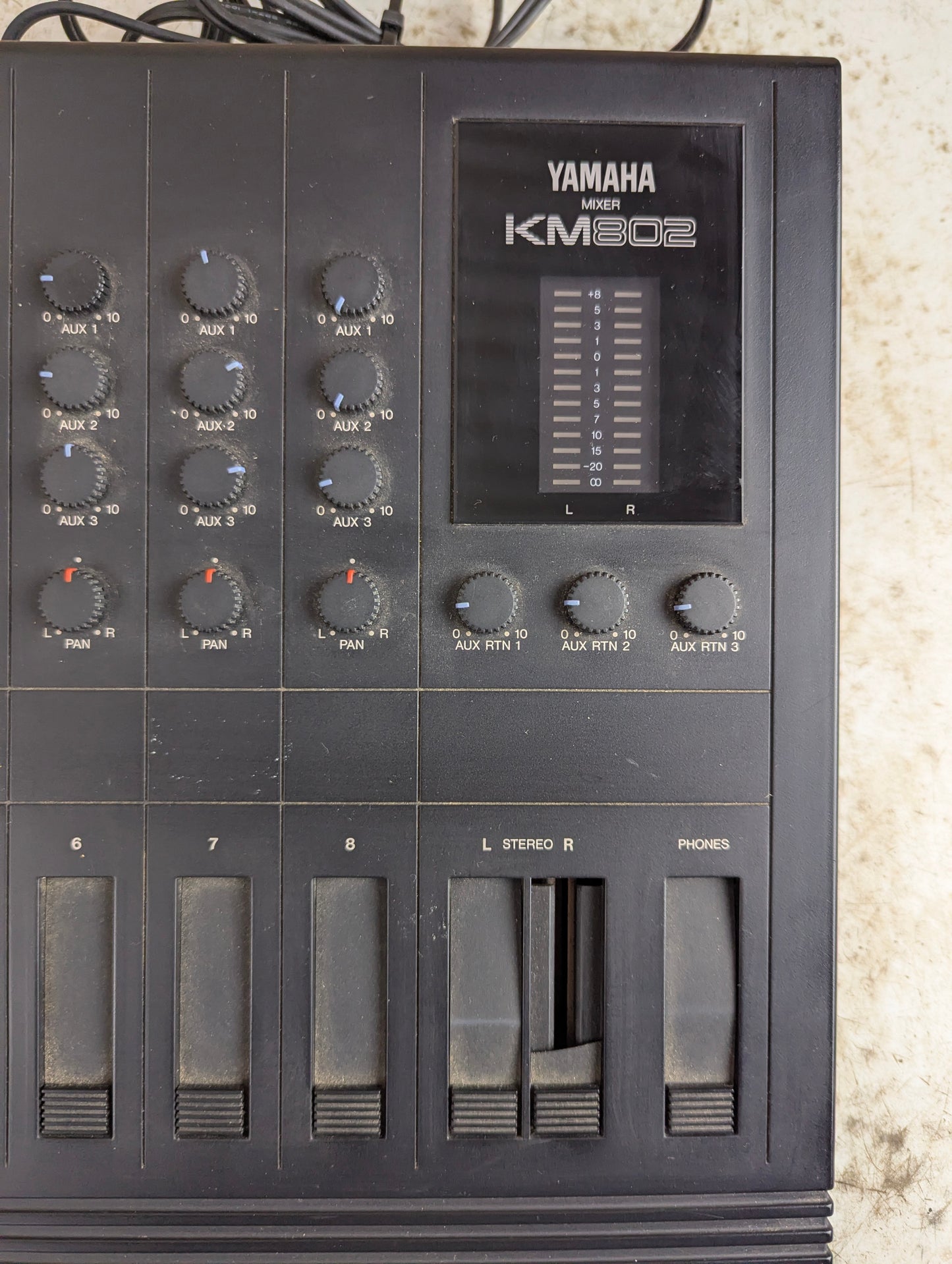 Yamaha KM-802 8 Channel Mixer - Tested and Working