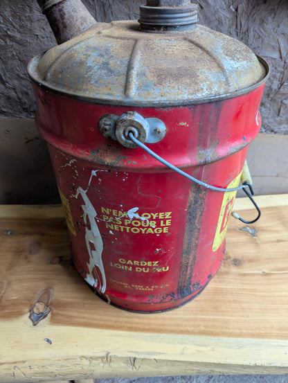 Vintage Gazoline 5 Gallon Gas Can Gasoline
