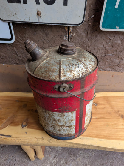 Vintage Esso 5 Gallon Gas Can Gasoline
