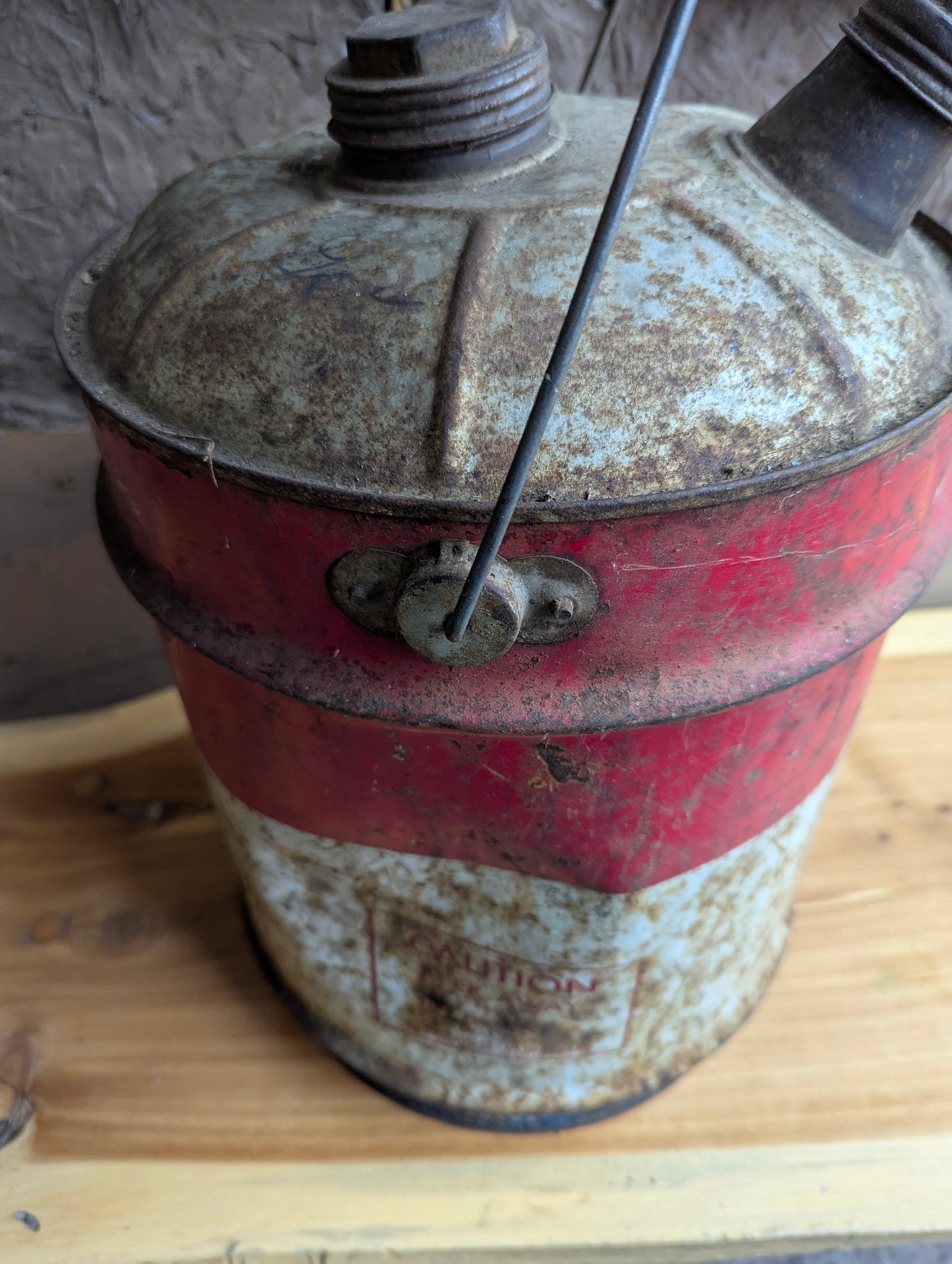 Vintage Esso 5 Gallon Gas Can Gasoline