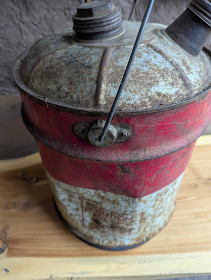 Vintage Esso 5 Gallon Gas Can Gasoline