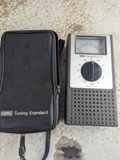 Vintage Korg WT-10 Chromatic Tuner with Soft Case