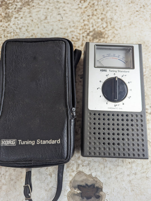 Vintage Korg WT-10 Chromatic Tuner with Soft Case