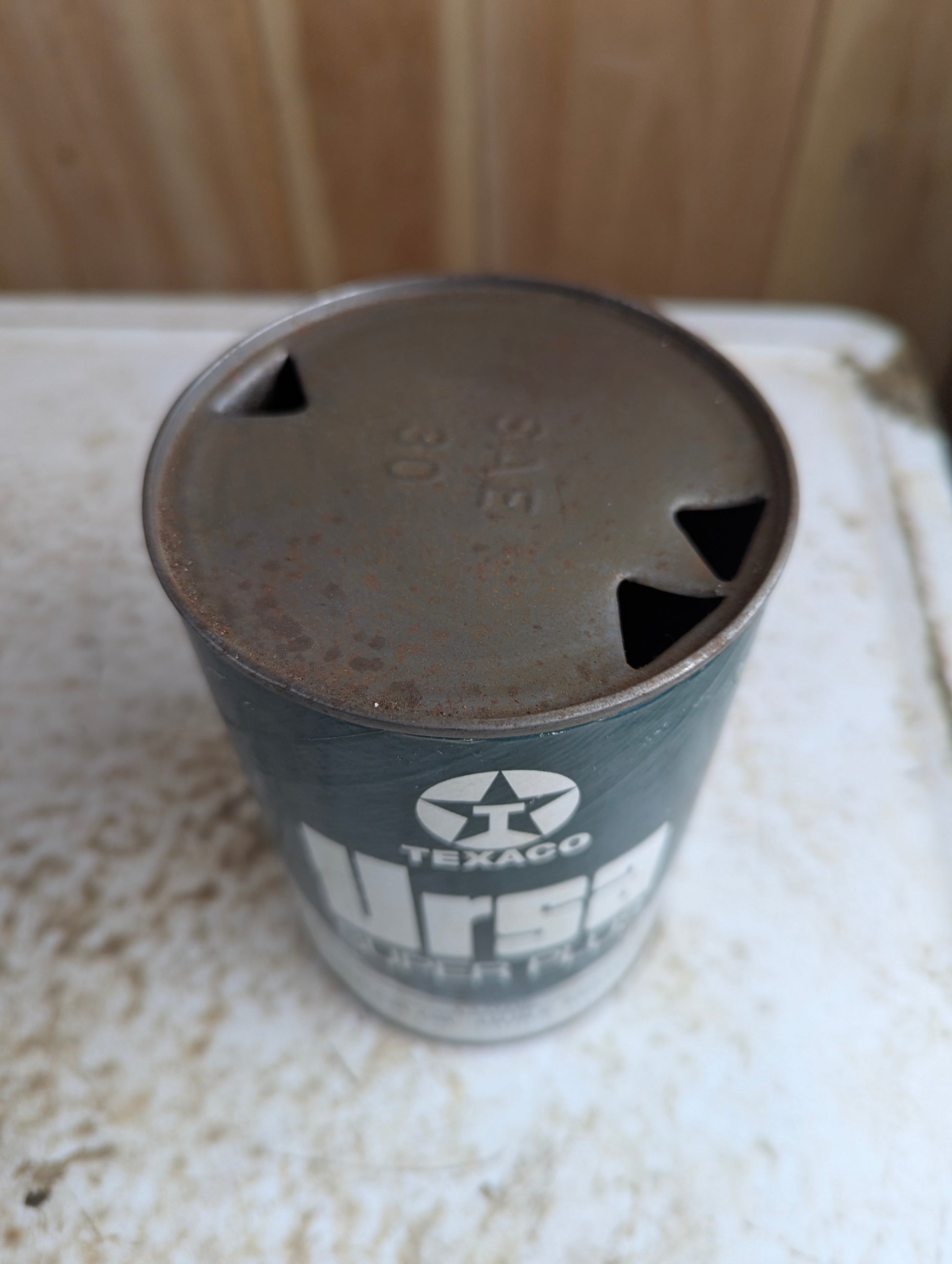Vintage Texaco Canada Ursa Super Plus 1-liter Motor Oil Can