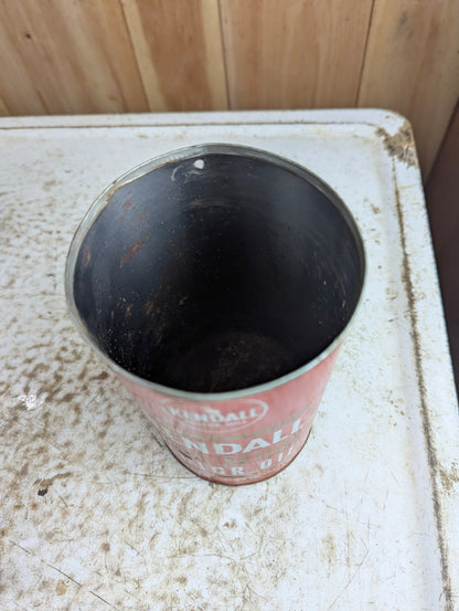 Vintage Kendall Dual-Action One-Quart Motor Oil Can