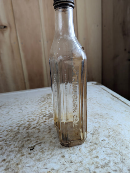 Antique Burdock Blood Bitters Patent Medicine Bottle with Label and Cap