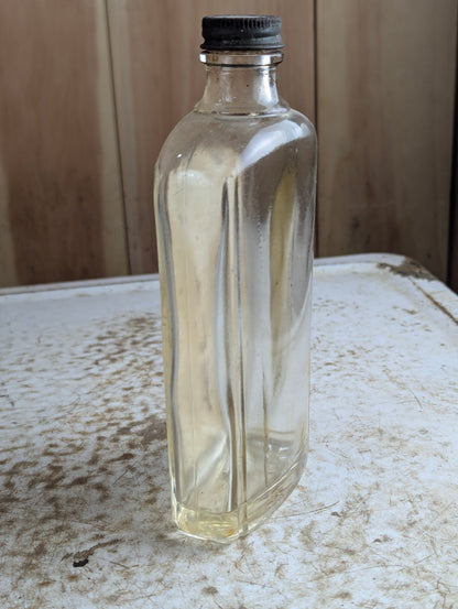 1920s Rolls & Darlington Olive Oil Medicine Bottle with Label and Cap