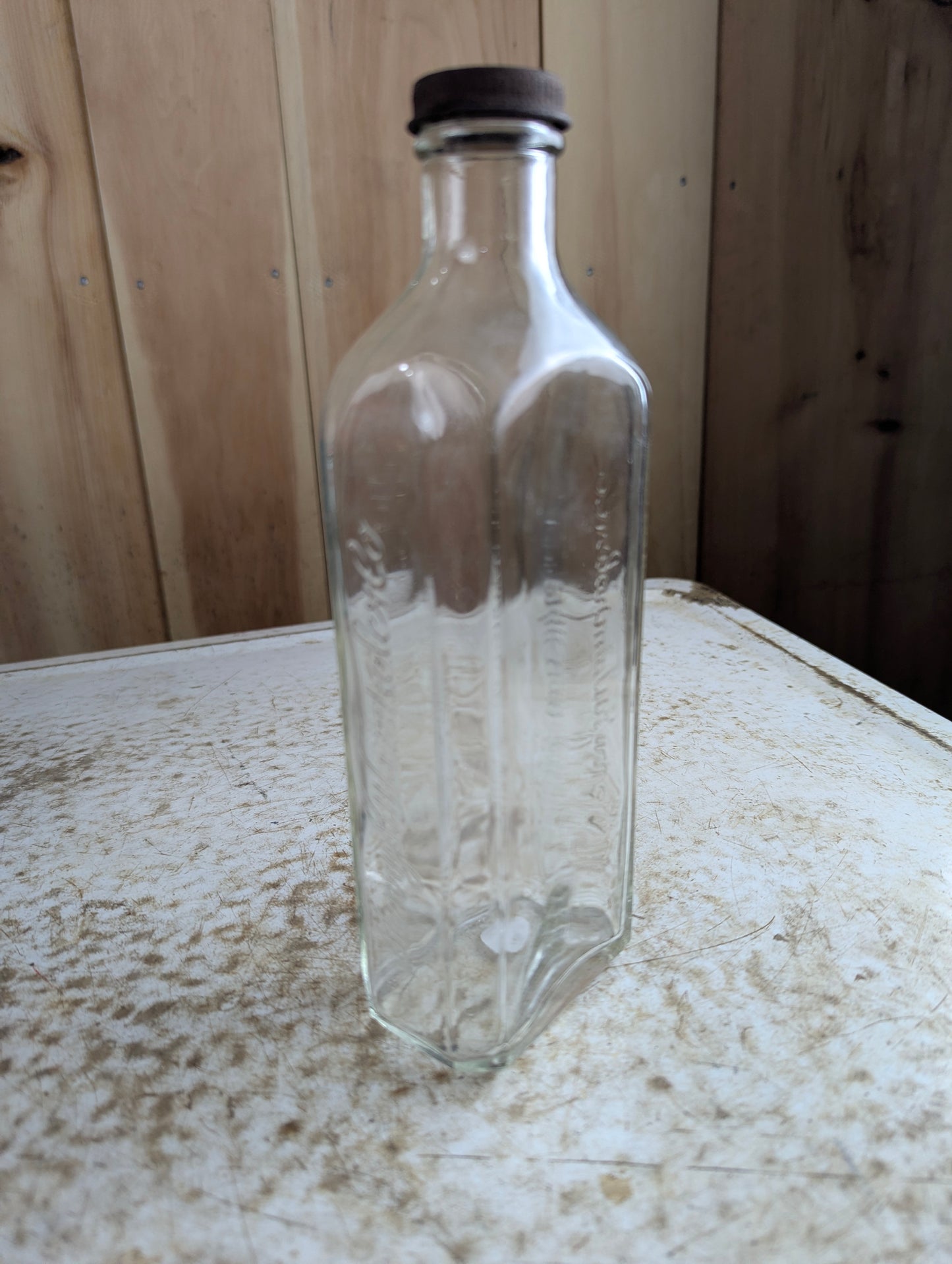 Vintage Henry K. Wampole & Co. Tonic Patent Medicine Bottle with Lid