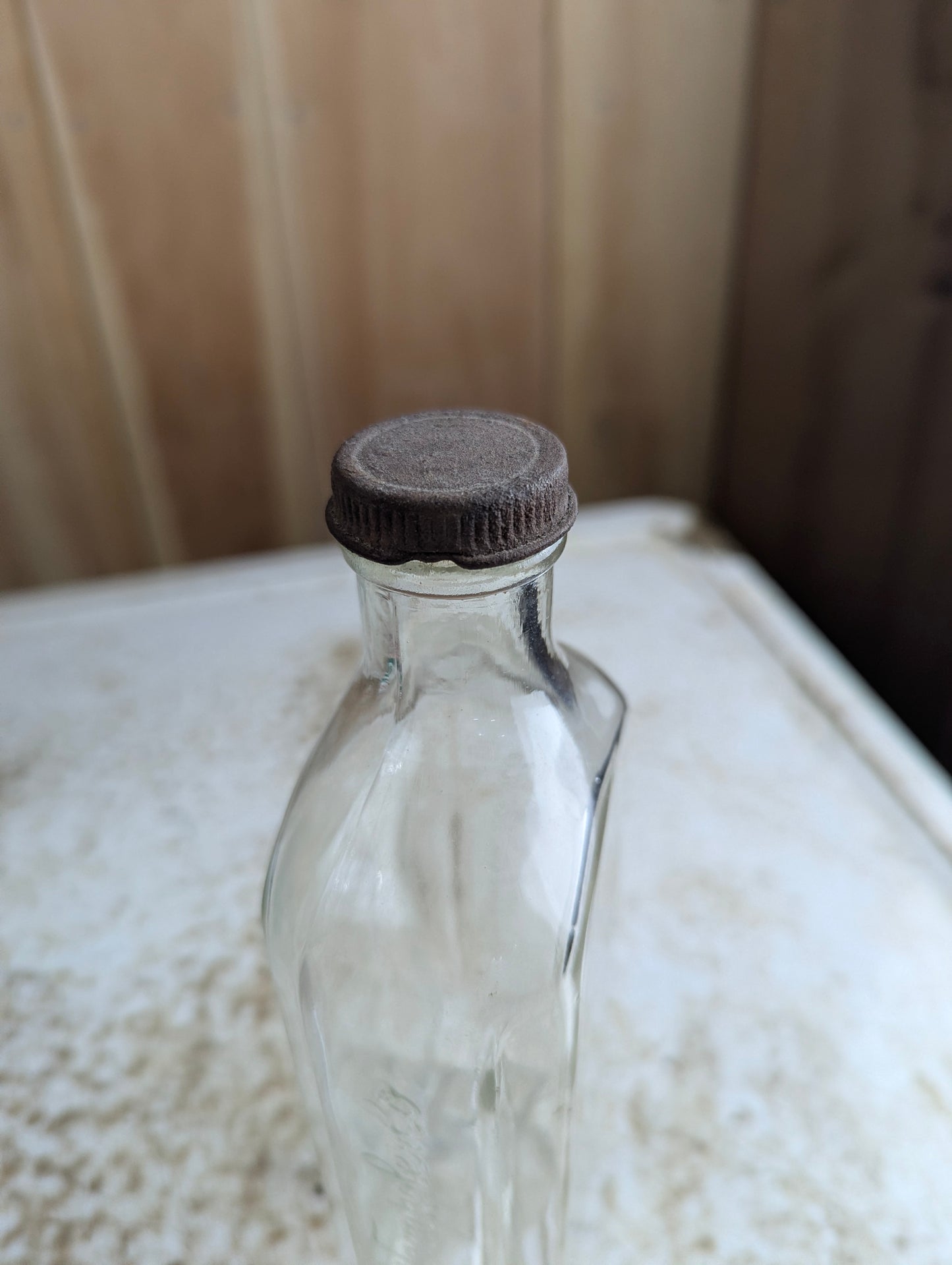 Vintage Henry K. Wampole & Co. Tonic Patent Medicine Bottle with Lid