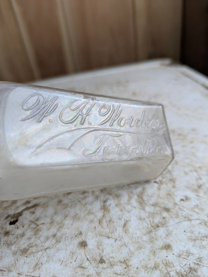 Antique W.H. Worden Toronto Medicine Bottle